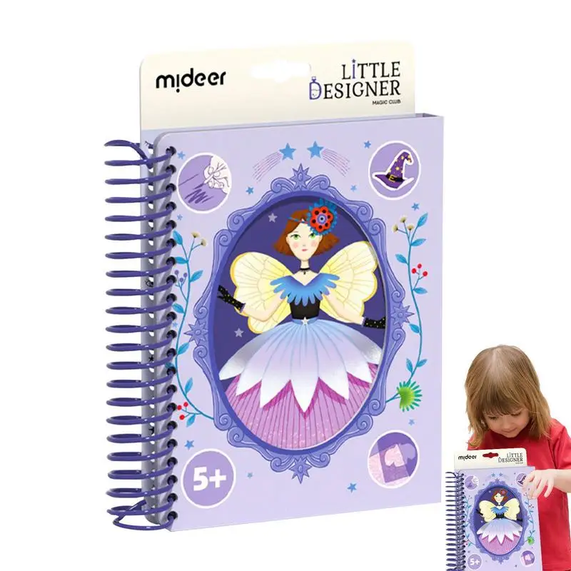 

Reusable Sticker Book For Kids Kids Reusable Sticker Book Multiple Scenarios Cartoon DIY Puzzle Lovely Princess Dress Up