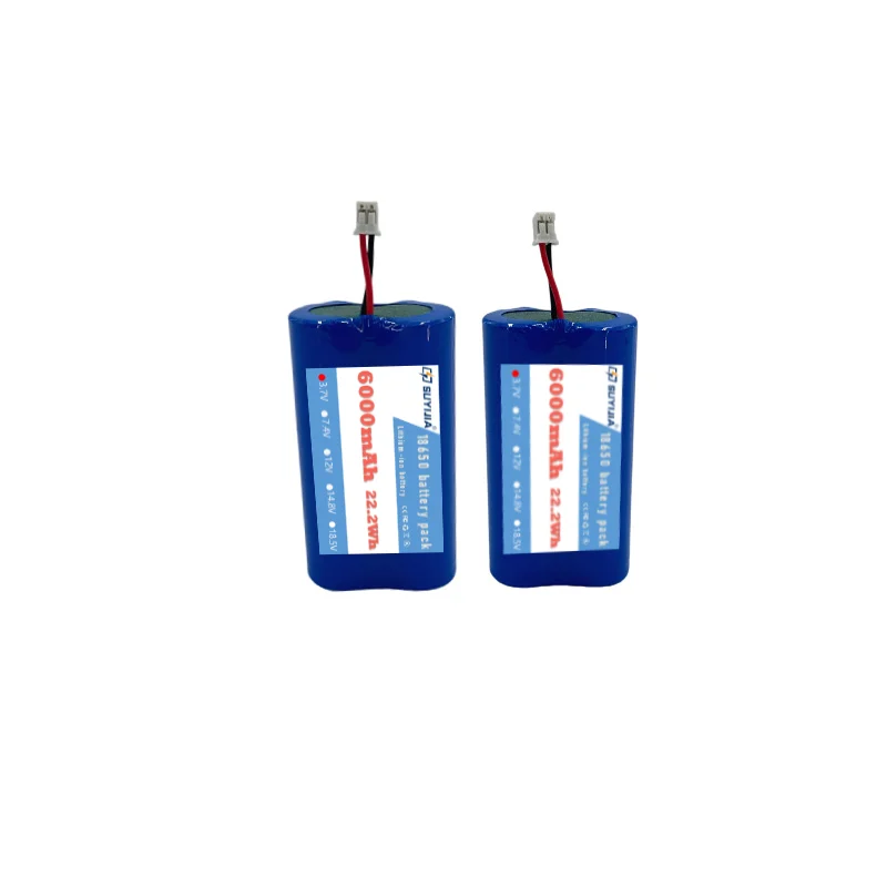 Фото Аккумулятор литий-ионный перезаряжаемый 3.7V 6000mAh 1S2P 18650 с платой защиты (PCB) – для колонок, радиоприемников, фонарей, игрушек (макс. заряд 4.2V) №5