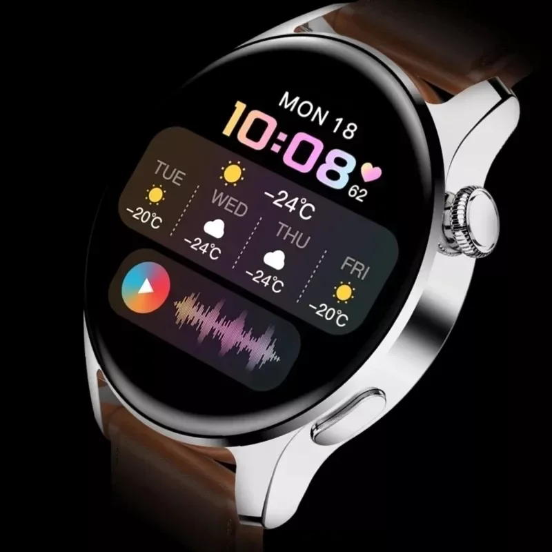 

Новинка 2022, мужские водонепроницаемые Смарт-часы HUAWEI, спортивный фитнес-трекер, дисплей погоды, Bluetooth-звонок, Смарт-часы для Android IOS
