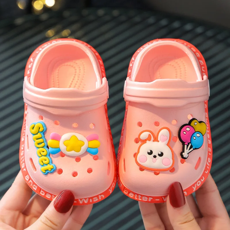 1-6 Years Infant Shoes Baby Girls Cartoon Outdoor Beach Slippers Non-slip Bathroom Toddler Boys Sandals Pantufa Infantil