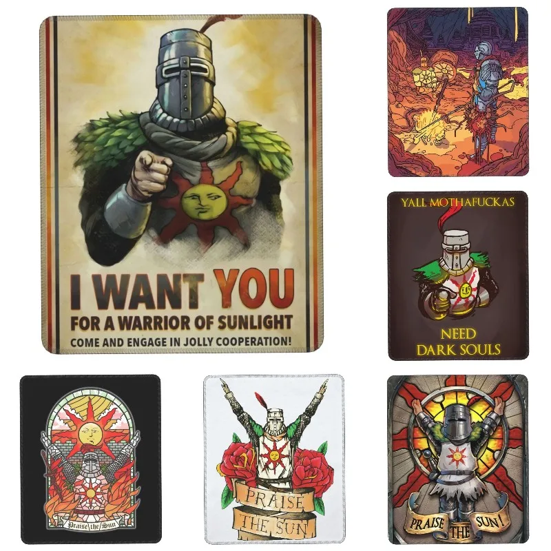 

Dark Souls 2 Bearer Of The Curse Mousepad Customized Gamer Mouse Pad Non-Slip Rubber Base Office Desk Video Game Mat