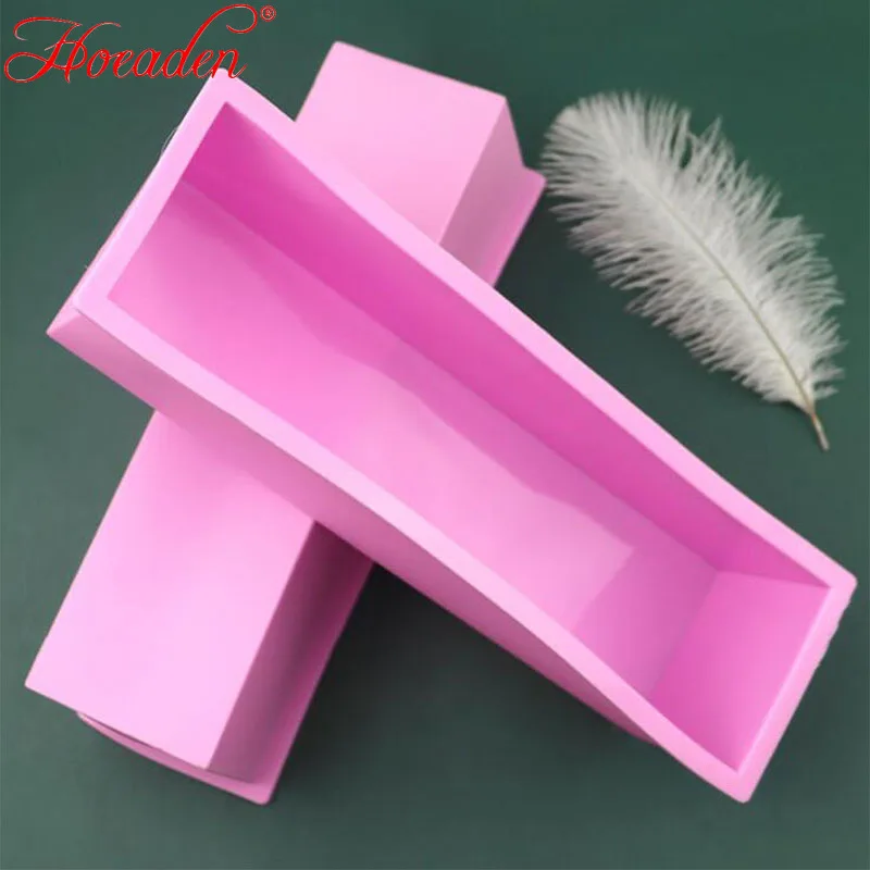 

1200g Silicone Soap Mould Rectangular Toast Loaf Mold Handmade Form Soap Tool DIY Scented Soap Silicone Mold