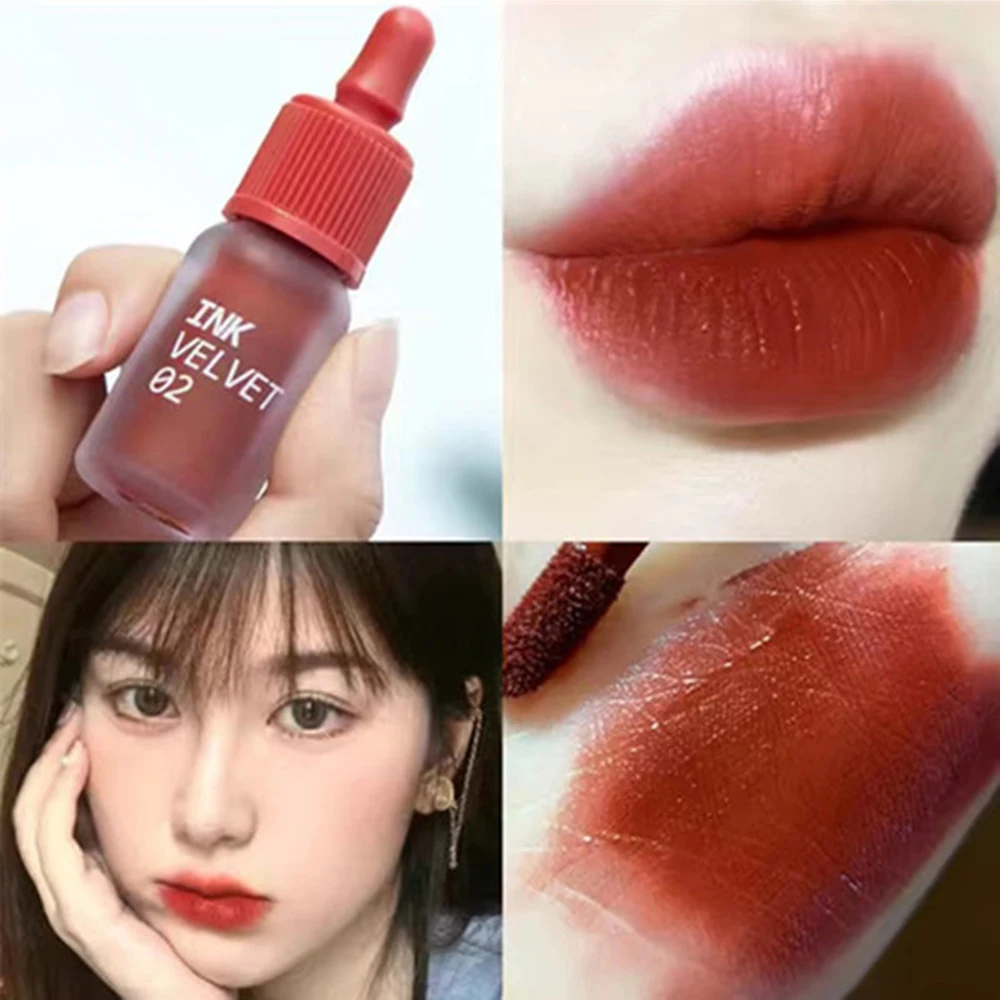 

Sdotter Ins Lip Glaze Matte Matte White Non-Stick Lipstick Dyeing Lip Gloss Makeup Moisturizer Liquid Lipstick Waterproof Long L