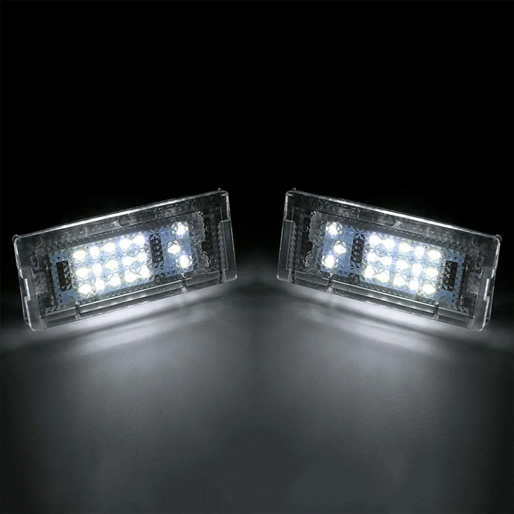 Фото OEM-Fit 18-SMD Белый Полностью светодиодный комплект освещения номерного знака, подходит для BMW E46 LCI/Facelift 325ci 330ci M3 2004-2005 2006 г.в. №3