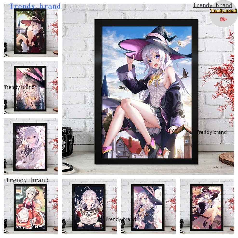 

Japanese Anime Wandering Witch Canvas Painting Art Nordic Posters and Prints Wall Pictures for Living Room Decoration Frameless