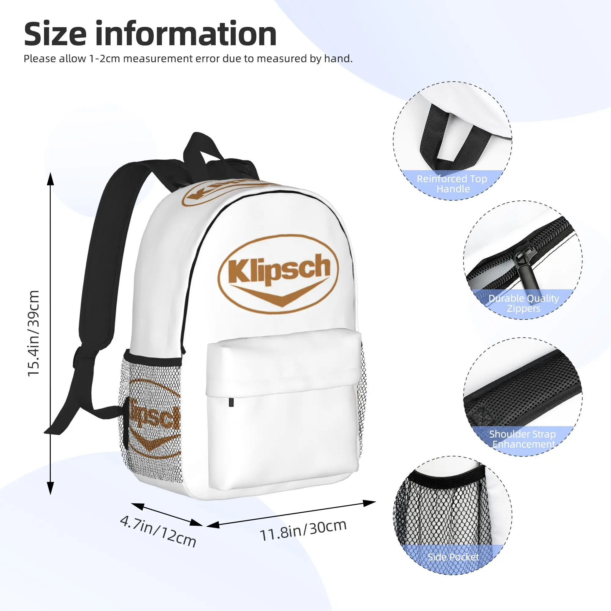 Фото Рюкзак Klipsch 7 Dakimakura, хит продаж, вместительный, для мальчиков и девочек, школьный ранец, сумка через плечо для мужчин и женщин №2