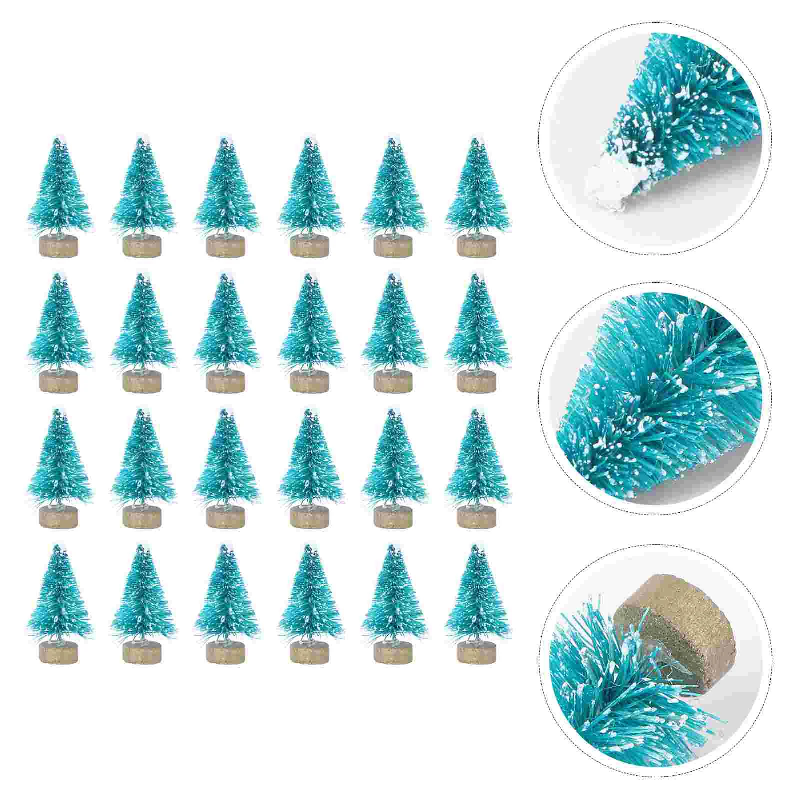 

24pcs Christmas Tree Ornament Table Decorations Artificial Christmas Tree Ornament Artificial Christmas Tree