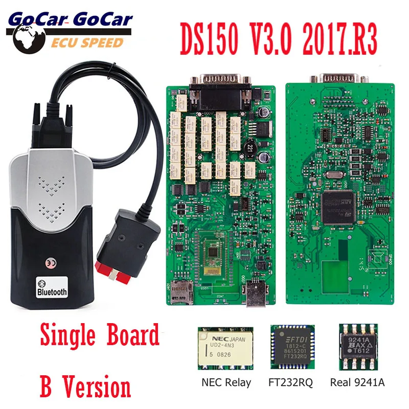 

Диагностический сканер Multidiag Pro + DS150 2017/R3 2020,23 с одной печатной платой, USB/BT, 4,0 OBD2
