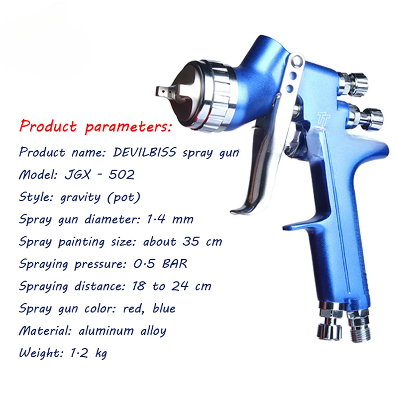 JGX-502 Профессиональный экологический пистолет-распылитель TT Lvmp