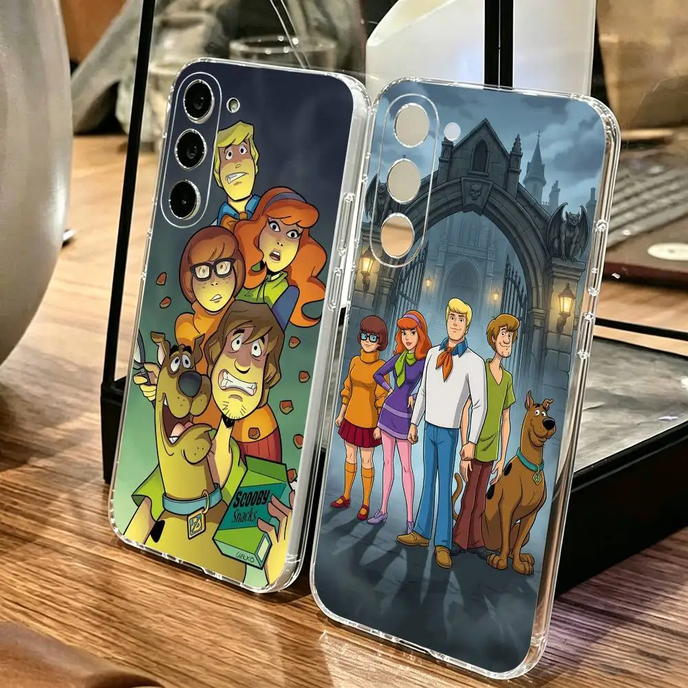 Фото Чехол для телефона S-Scooby-Doo для Samsung A10,12,20,21S,30,31,40,50,51,52,70,71, прозрачный чехол №1