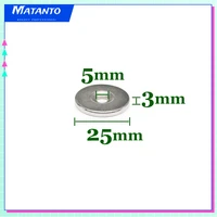2510152030pcs 25x3 5 mm round powerful magnetic magnets 253 hole 5mm permanent neodymium magnet disc 25x3 5mm 253 5 n35