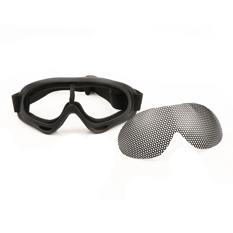 

Уличные железные сетчатые мотоциклетные очки, защитные удобные тактические Защитные очки для страйкбола и страйкбола, металлические сетчатые очки, защитные очки