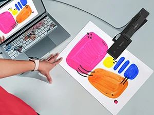 Фото Камера для документов VIISAN VS5 для учителей — визуализатор 2K USB с микрофоном, светодиодом, автофокусом, размер A3, для Windows/macOS/ChromeOS №5