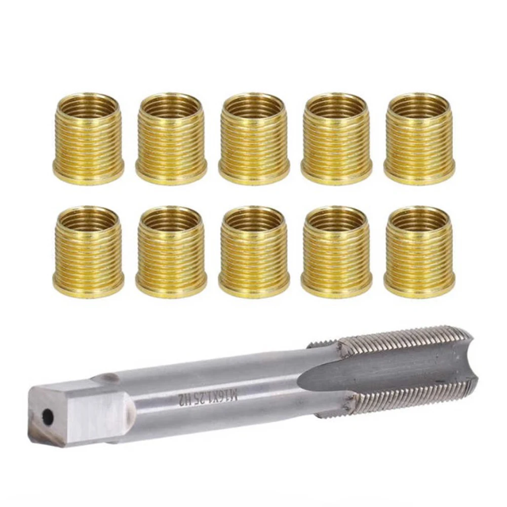 

Резьбовые гайки M16 * 1,25, резьбовые гайки M14x1.25, металлические вставки для бензинового двигателя, инструмент для ремонта генератора, аксессуары