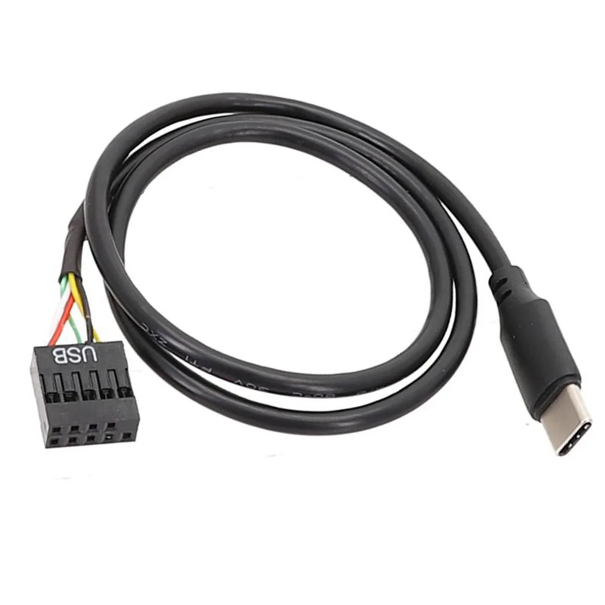 Кабель USB 9pin-USB Type C для материнской платы компьютера USBC