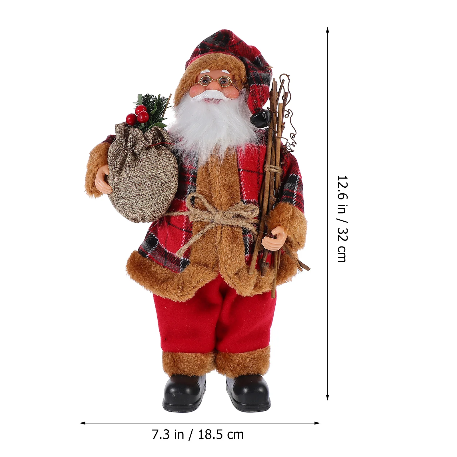 

Toy Santa Elder Porristas Christmas Decoration Plastic Figurine