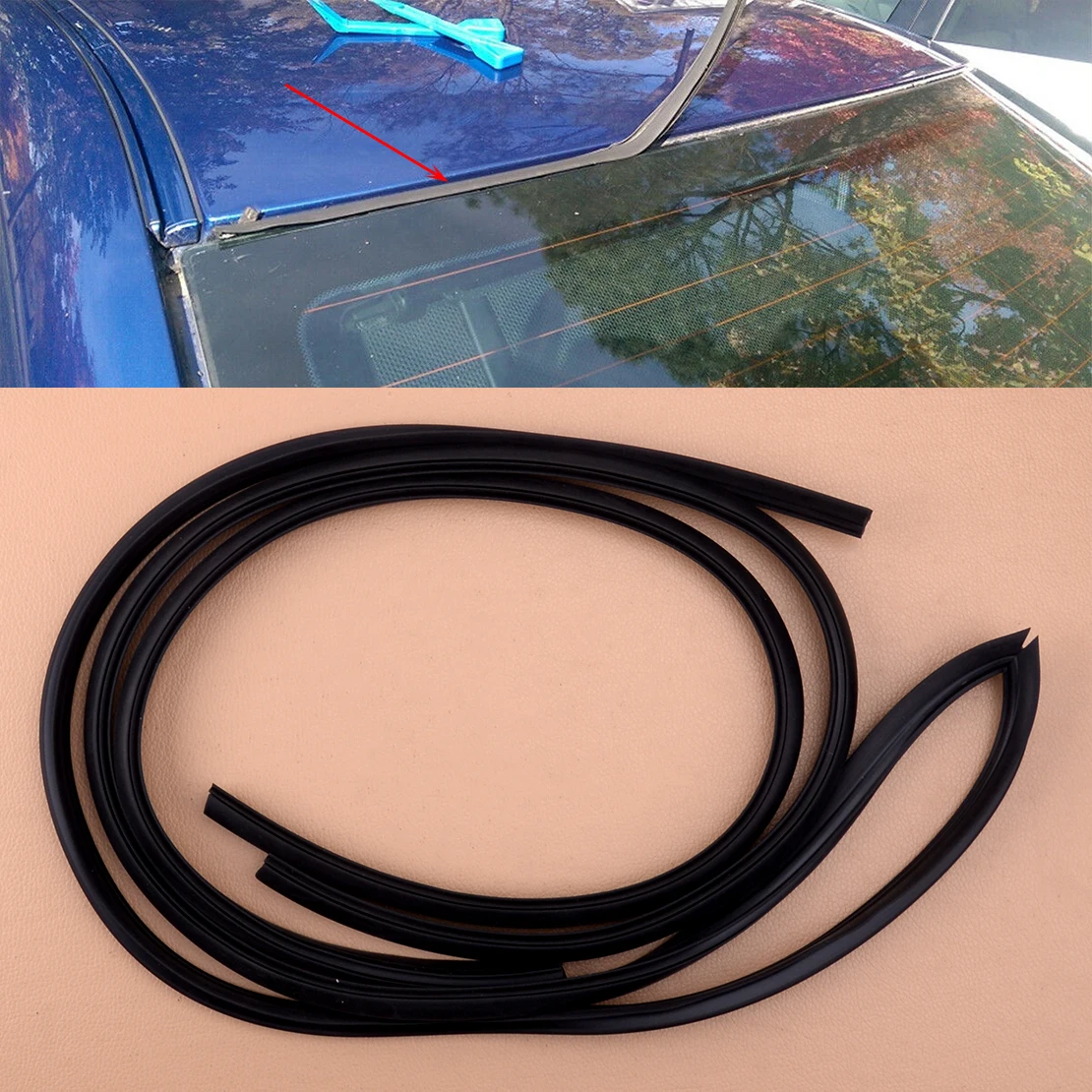 

Верхняя накладка уплотнения заднего лобового стекла 51317027916 Подходит для BMW 5 серии E60 525i 530i 528i 2004 2005 2006 2007 2008 2009 2010