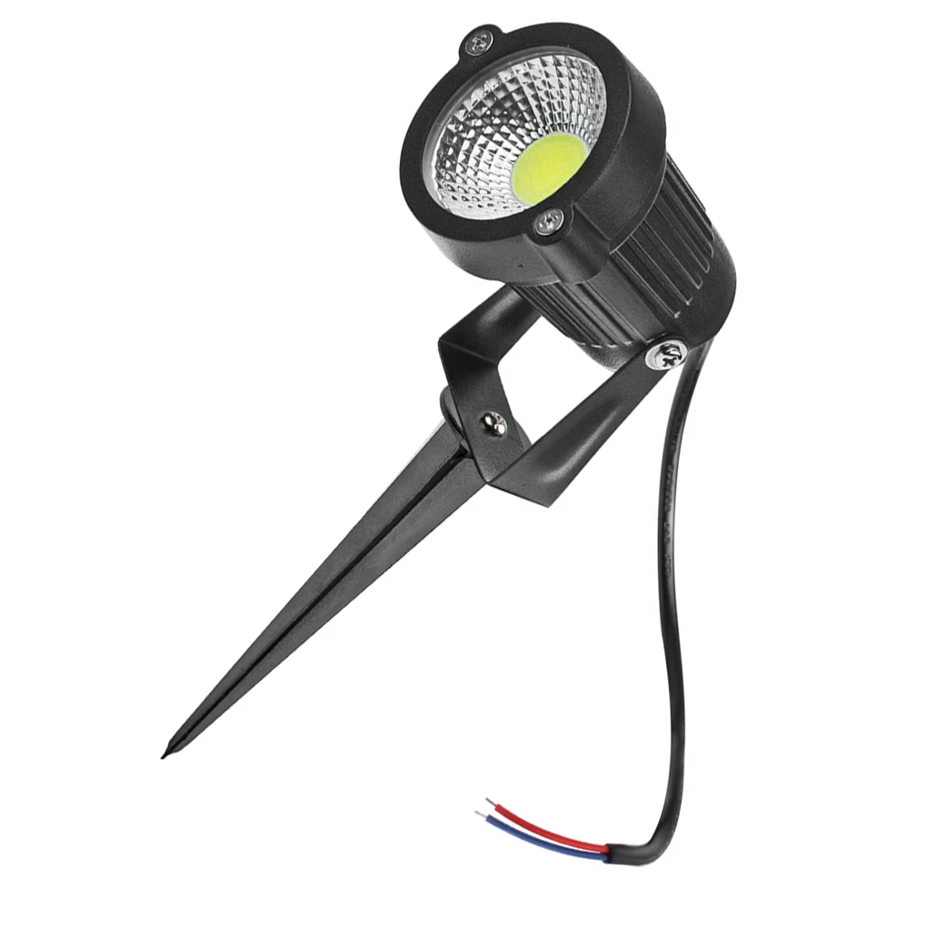 

Светодиодный светильник для газона, наружный водонепроницаемый точечный светильник с шипами, декоративная лампа для ландшафта с заземлени...