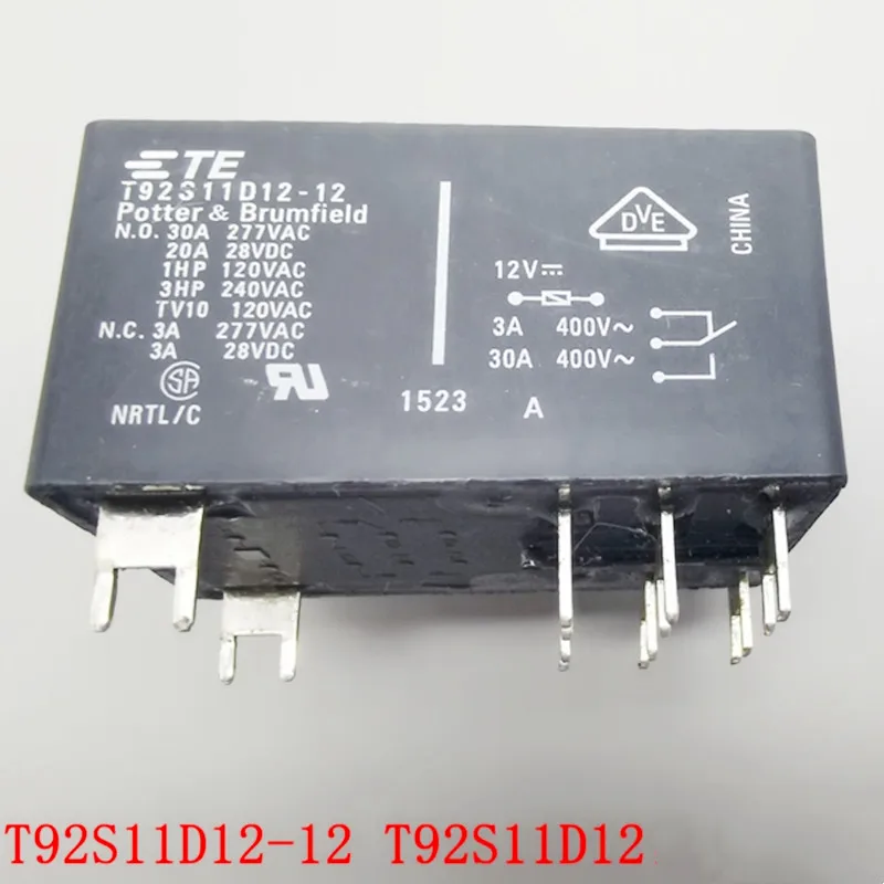 

All New T92S11D12-12 30a/12vdct92s11d12 Relay Second Section Two Closed