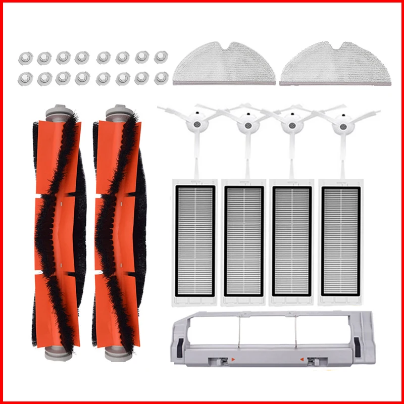 

Mopping Cloths Main Brush White HEPA Filter for Xiaomi Mijia Roborock S6 S5 S60 S65 S5 S50 S55 E25 E35 Vacuum Parts Accessories