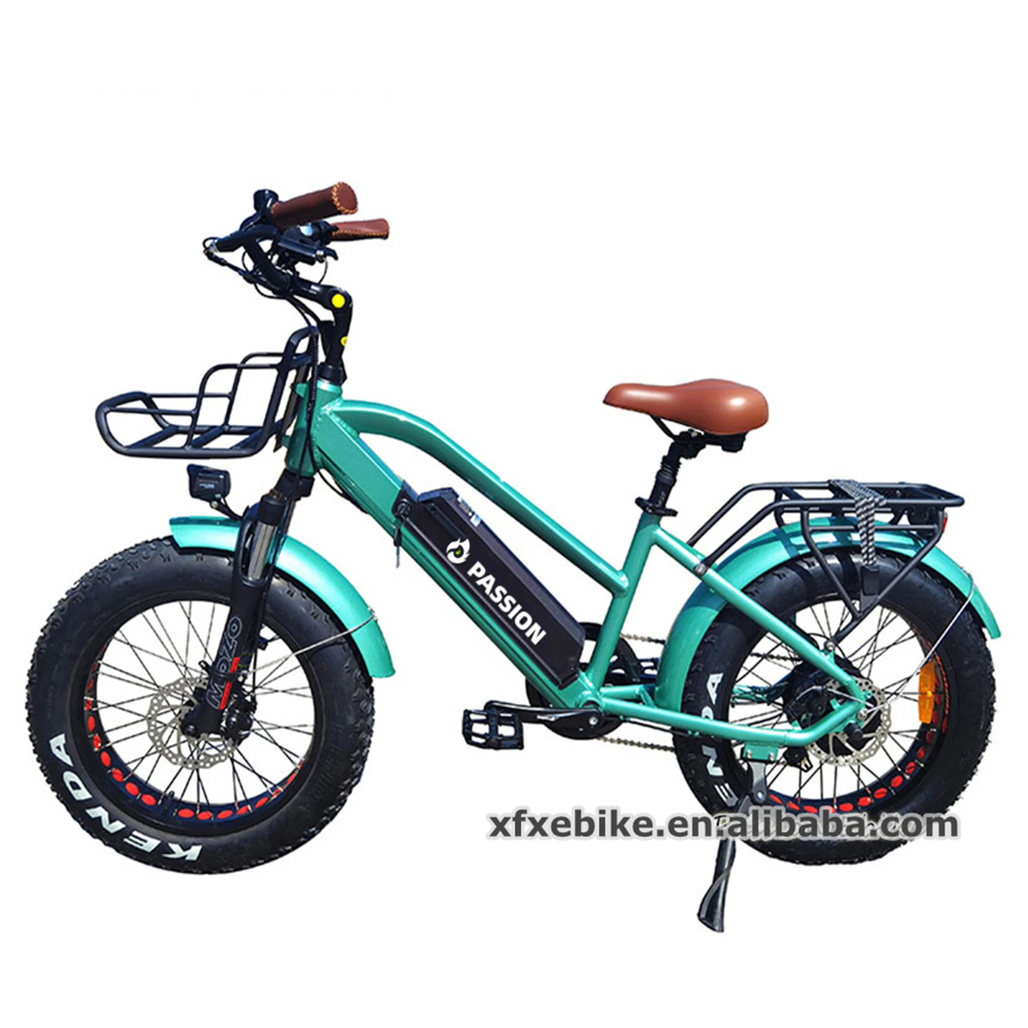 

20 Inch Kids Electric Bike Step Thru Fat E-Bike 48V 500W/750W For Children Electronic Bicycle Snow Road E-bikes