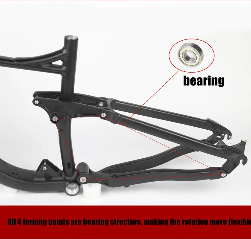 HIMALO Bicycle Frame full Suspension frame 29ER 27.5ER Aluminium Alloy MTB Mountain DH Cycling Downhill bike Accessories | Спорт и