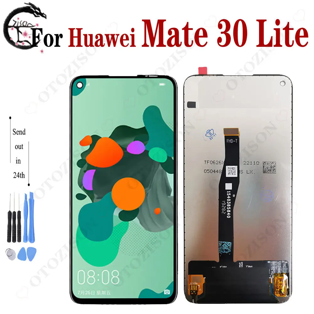 Фото Для Huawei Mate 30 Lite ЖК-экран для Huawei Mate 30 Lite SPL-AL00 SPL-TL00 Дисплей Сенсорный датчик Дигитайзер в сборе №1