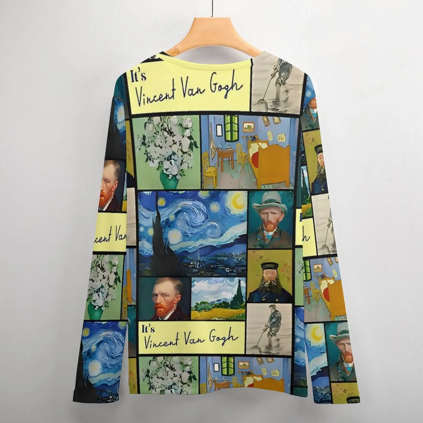 Vincent Van Gogh Collection T-Shirt Spring Fun T-Shirts Men Retro Graphic Tshirt 3XL 4XL 5XL