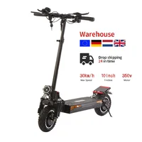 China Cheap Kick Scooters 10 inch 1000w Two Wheels Motor Removable Battery Foldable Folding Powered Off Road Electric Scooter