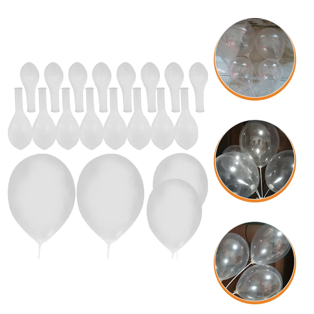 

Balloons Clear Balloon Party Bubble Mermaid Transparent Round Birthday Decorative Sizes Different Ballons Latex Wedding Baby