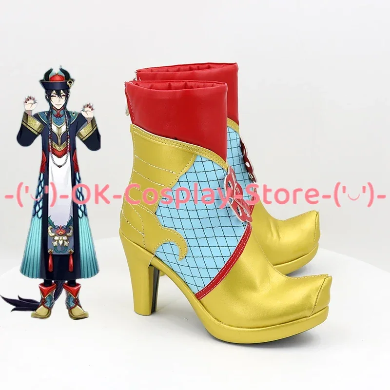 Обувь для косплея витая страна чудес серебристые туфли из искусственной кожи на