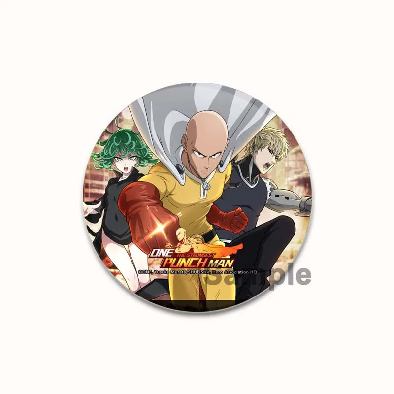 One Punch Man Pin Fans Collection Anime Figure Lapel Brooches for Women Backpacks Clothes Badge Cartoon Jewelry Accessories Gift |