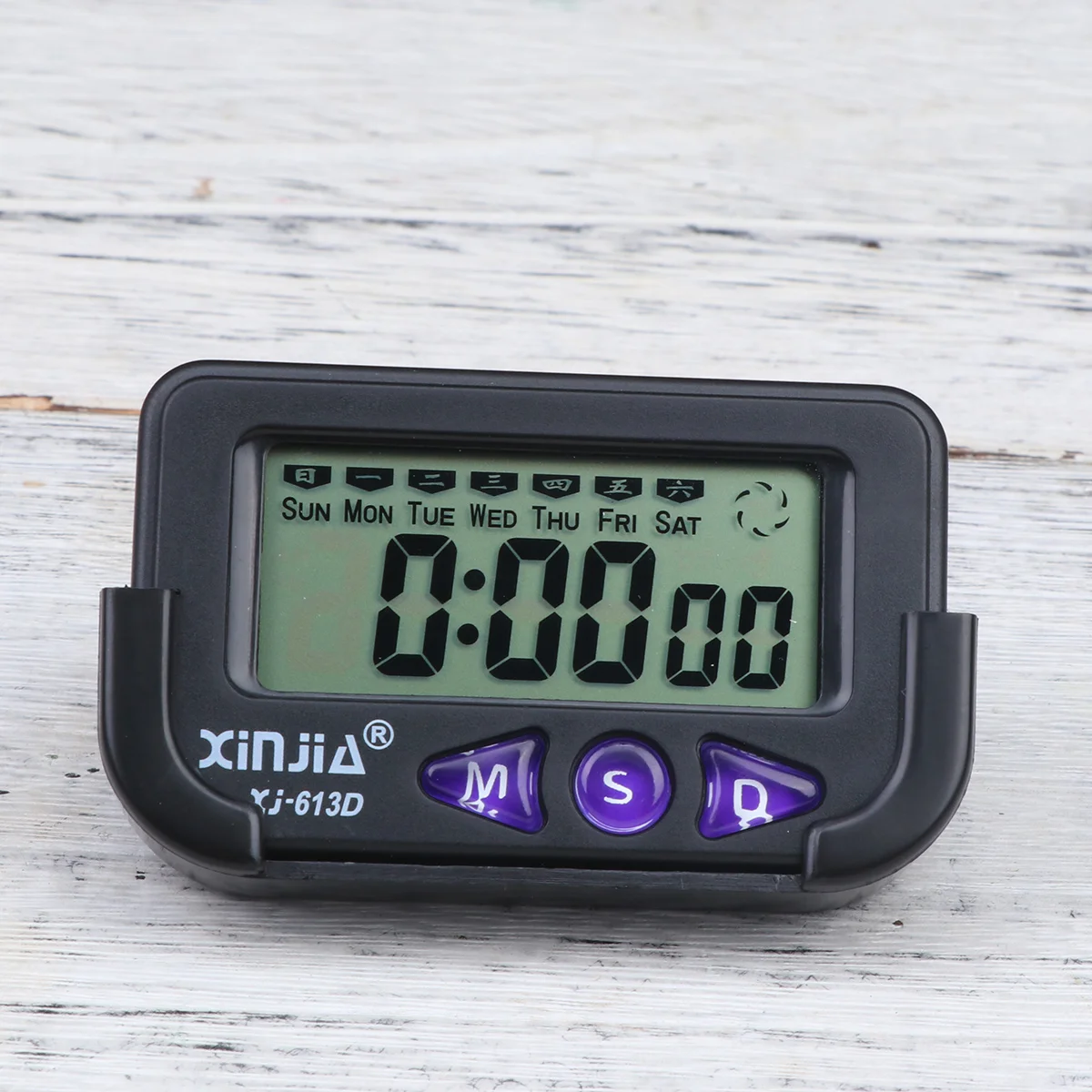 

1Pc Car Alarm Clock Bedroom Mirror Alarm Digital Alarm Day Clock Kitchen Alarm Clock Bedroom Clocks Office Alarm Clock