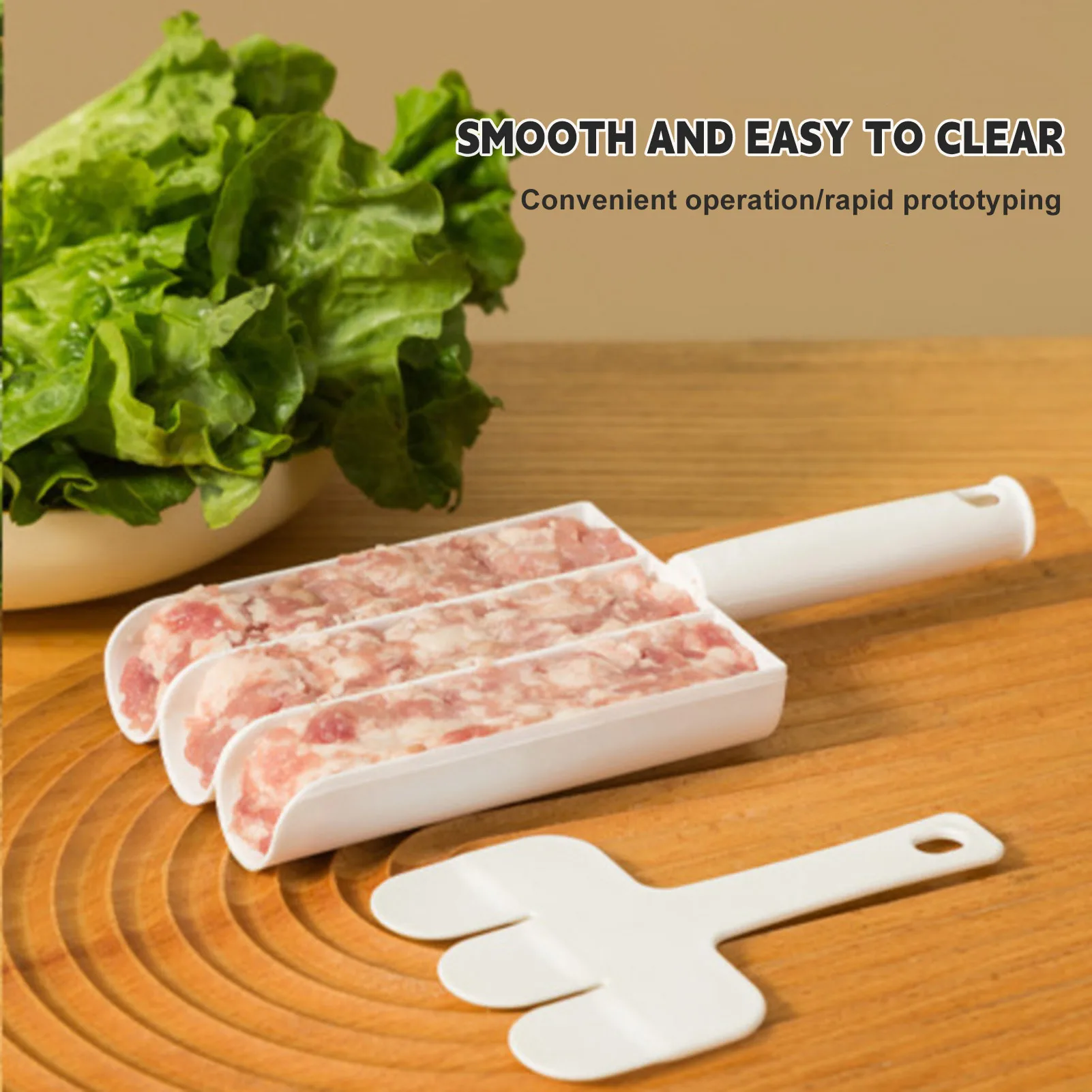 

Creative Kitchen Triple Meatball Maker Useful Meatball Maker Machine Fish Ball Set DIY Home Cooking Tool Kitchen Accessories