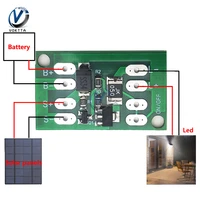 solar generator charge controller car light control circuit switch lithium battery charge board diy courtyard small street lamp
