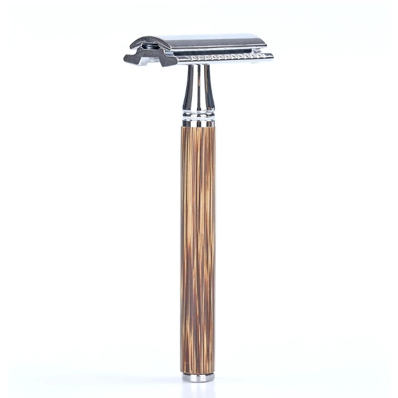 

GXMC Экологически чистая бамбуковая бритва с двойным краем Безопасная бритва Классическая бритва в стиле ретро инструменты для ухода за коже...