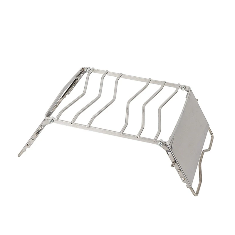 

Универсальный ветрозащитный мини-гриль для барбекю на открытом воздухе из нержавеющей стали