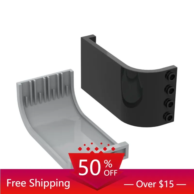 1 шт., Детский конструктор 3X4X6 f, изогнутая стена 1 шт., Детский конструктор 3X4X6 f, изогнутая стена