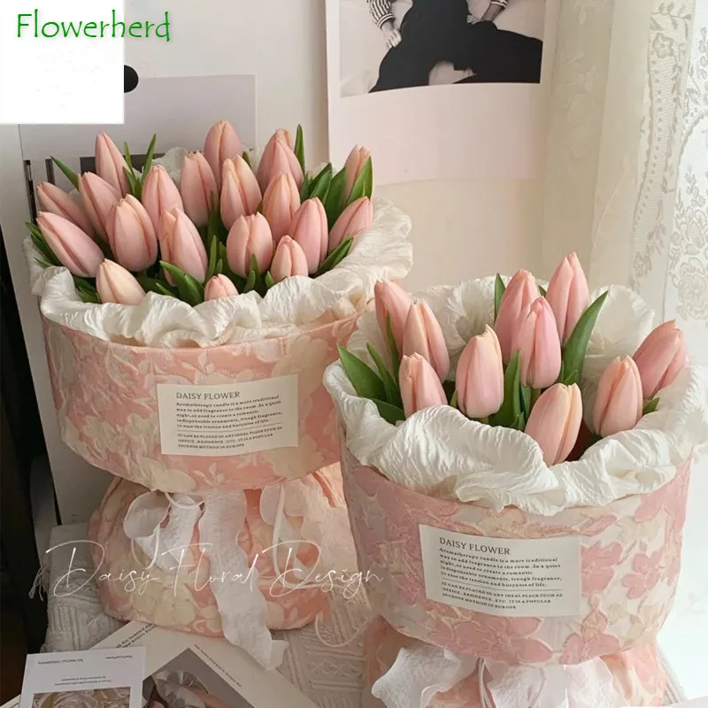 

3D Embossed Macaron Jacquard Cloth Dandelion Flower Bouquet Wrapping Cloth Flower Wrapping Cloth Fragrance Bag Flower Cloth