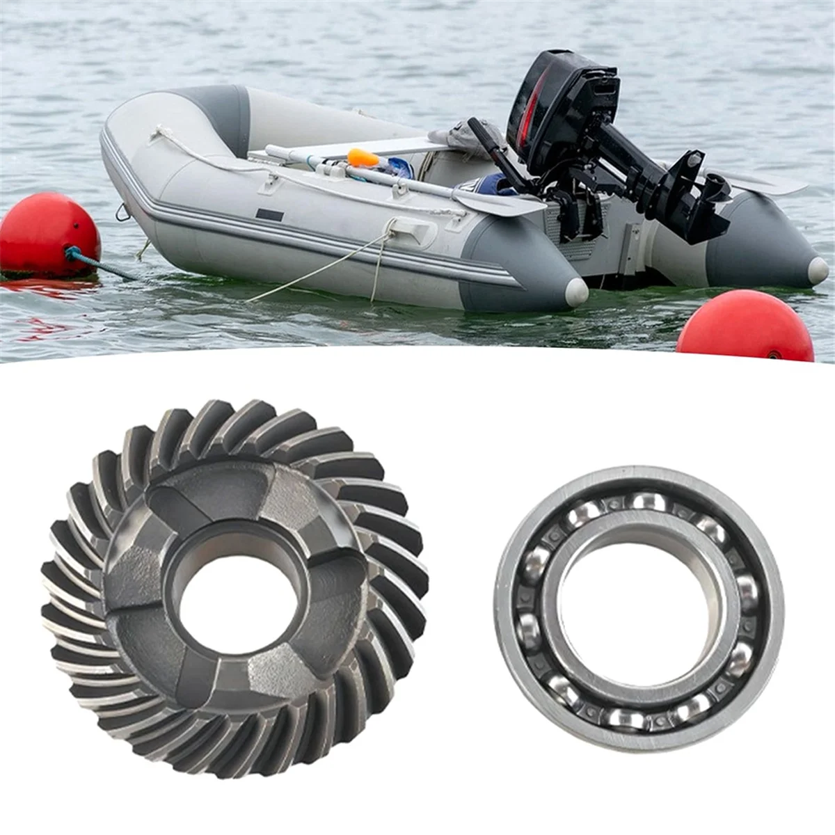 Реверс подвесного мотора с подшипниками 6E7-45571-00 для двигателя Yamaha 9 15 л.с.