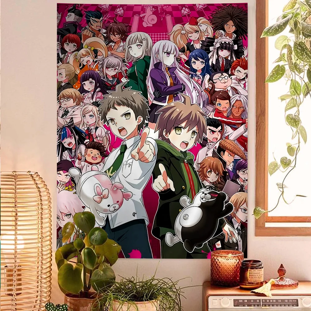 Игра D-Danganronpa Movie Sticky Posters Ретро наклейка из крафт-бумаги DIY Комната Бар Кафе