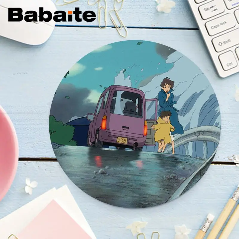 Подарочный коврик Babaite для мальчиков резиновый мыши Ponyo на скале компьютерных игр