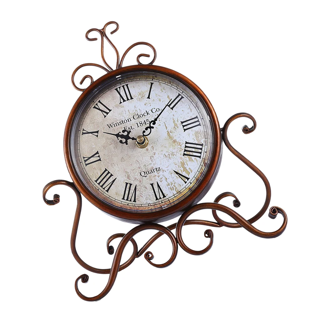 

1PC Table Clock Decoration Desktop Clock Table Clock Table Clock Kids Mechanical Clock Silent Tabletop Clock