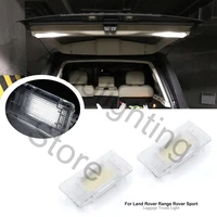 2pcs led canbus no error courtesy footwell luggage trunk tailgate boot glove box light for land rover range rover sport 2005 08