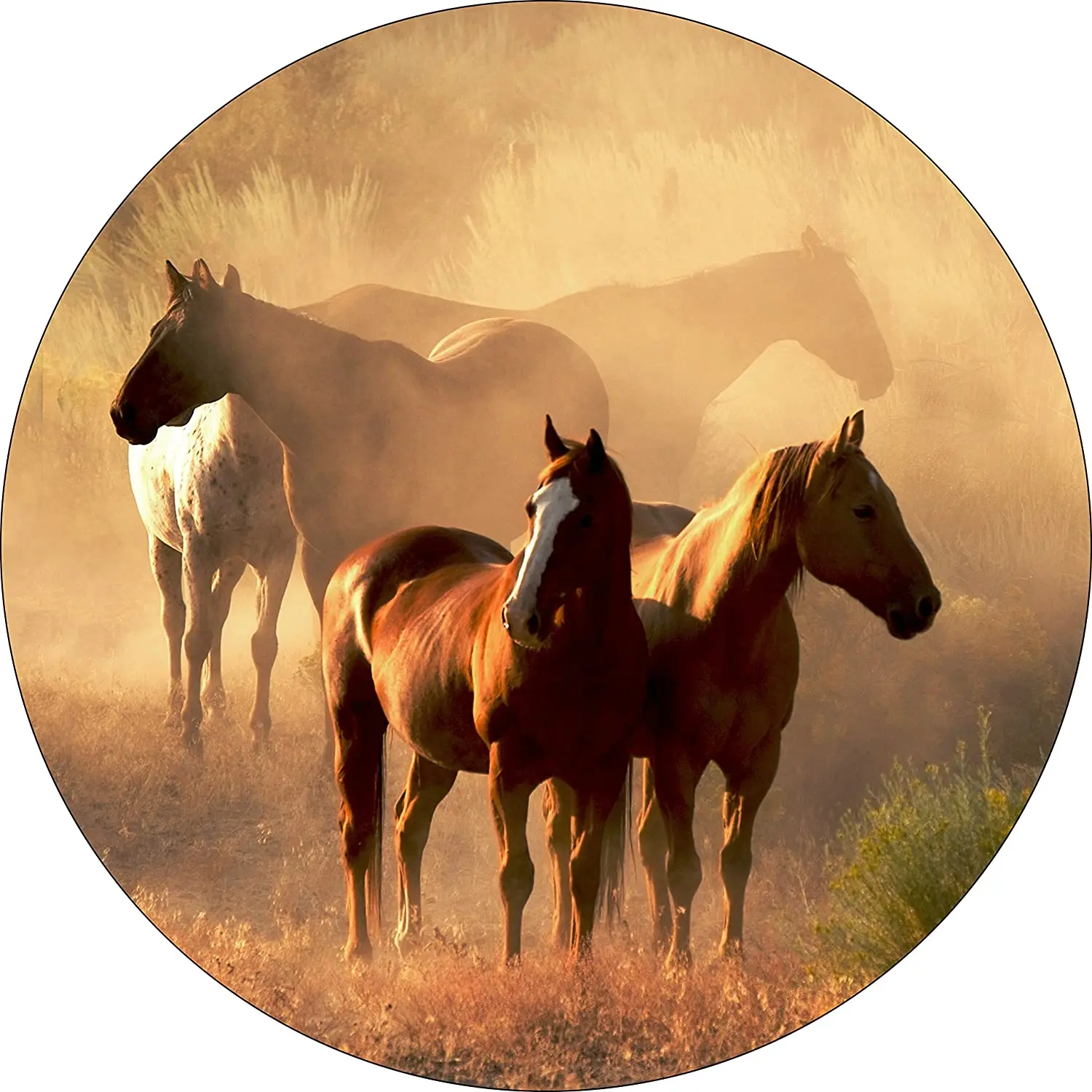 

Horse #9 Spare Tire COVER for 235/80r16 (Other Sizes in menu)
