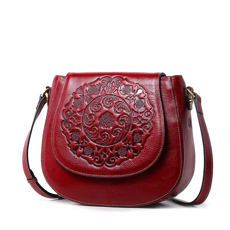 

Fashion Trend Tote Messenger Shoulder Bags Luxury Designer Handbag For Women Genuine Leather Casual Vintage Ladies Crossbody Bag