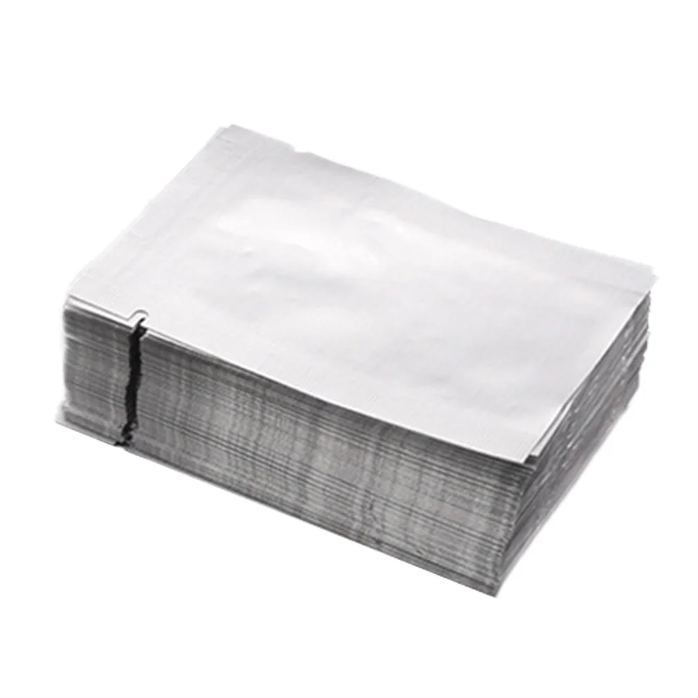 

100pcs Silver Aluminum Foil Mylar Bag Vacuum Sealer Food Storage Package