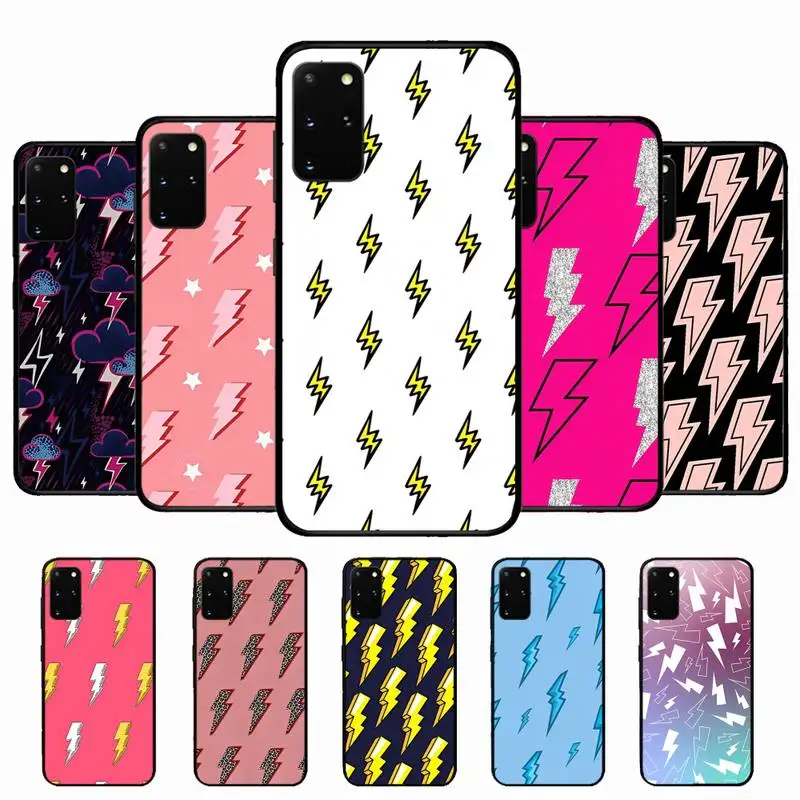 

Cartoon Cute lightning Phone Case For Redmi 8 9 10 pocoX3 pro for Samsung Note 10 20 for Huawei Mate 20 30 40 50 lite