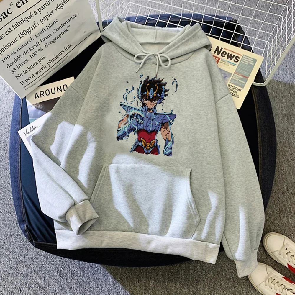 

Худи Saint Seiya, женский тренировочный костюм 90-х аниме hoddies, Женский Топ с длинным рукавом, рубашка с капюшоном
