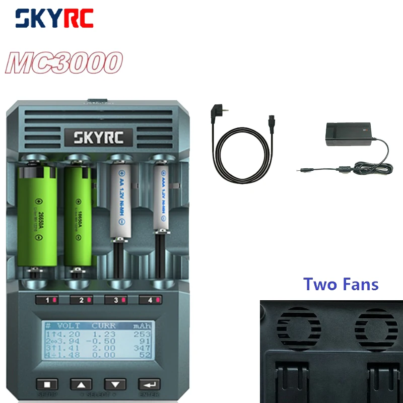 

Original SKYRC MC3000 Battery Charger BT-bluetooth Smart APP PC Wireless Control Universal Rechargeable Lithium-ion LiFePO4